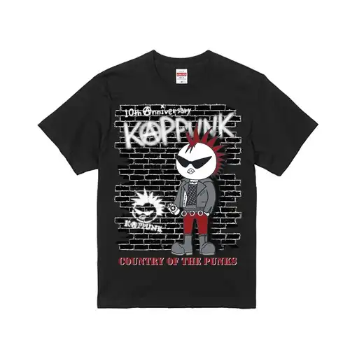KAPPUNK / M/BLK/RED PRINT/2025 T-SHIRT