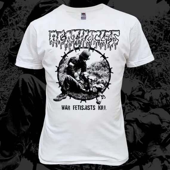 AGATHOCLES / M/WAR FETISJISTS KILL T-SHIRT / M/WAR FETISJISTS KILL T-SHIRT 