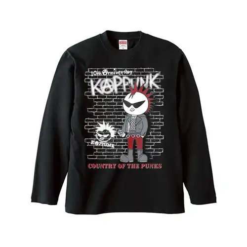 KAPPUNK / M/BLK/正面/LONG SLEEVE/2025 T-SHIRT