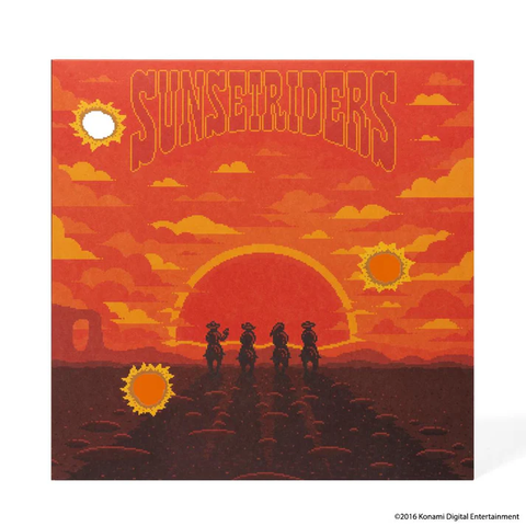 KONAMI KUKEIHA CLUB / コナミ矩形波倶楽部 / SUNSET RIDERS REISSUE (10")