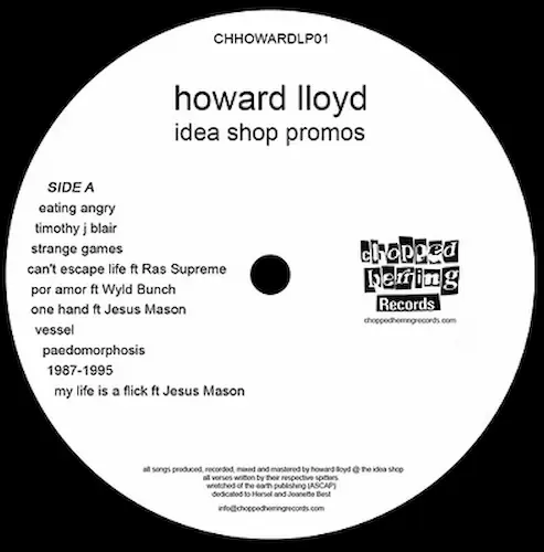 HOWARD LLOYD / IDEA SHOP PROMOS LP (LP) (BLACK VINYL)