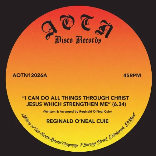 REGINALD O'NEAL CUE / I CAN DO ALL THINGS THROUGH CHRIST JESUS WHICH STRENGTHEN ME