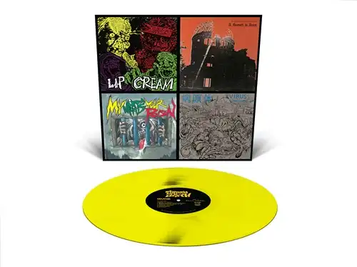 LIP CREAM / Thrash Til Death (LP/Neon Yellow)