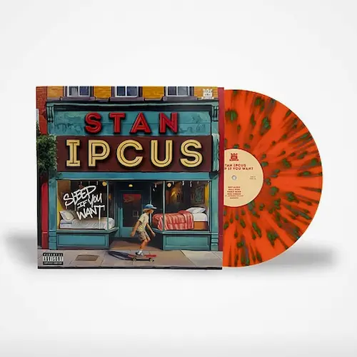 STAN IPCUS / SLEEP IF YOU WANT (LP) (ORANGE & BLUE SPLATTER VINYL)