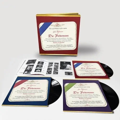 HERBERT VON KARAJAN / ヘルベルト・フォン・カラヤン / J.STRAUSS:DIE FLEDERMAUS (LP)