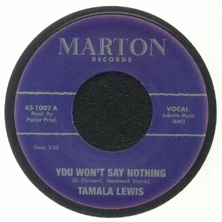 TAMALA LEWIS / YOU WON'T SAY NOTHING