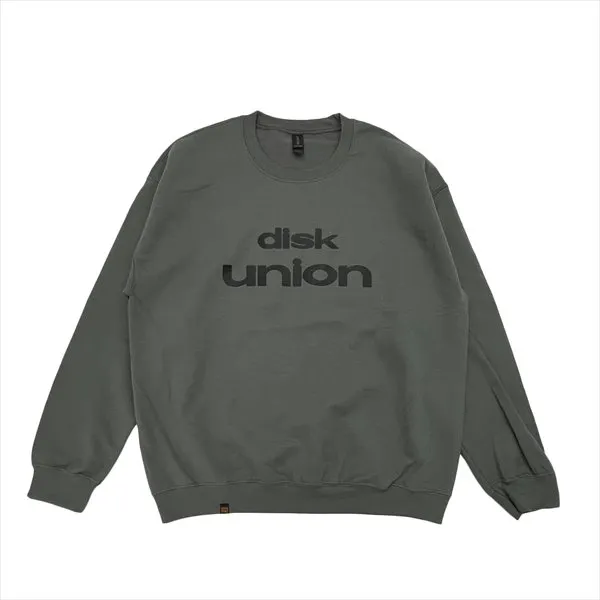 DISKUNION / ディスクユニオン / diskunion Crewneck Sweatshirt (Charcoal/L)