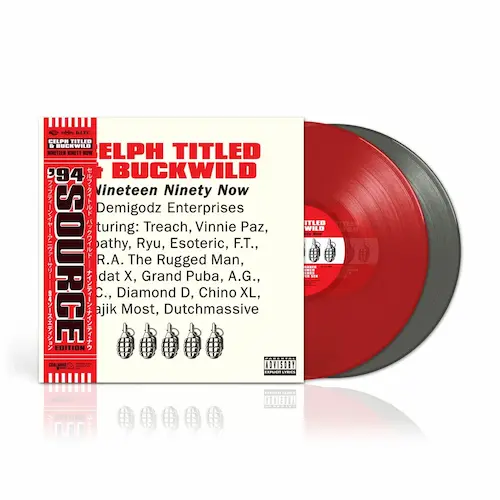 CELPH TITLED & BUCKWILD / NINETEEN NINETY NOW ('94 SOURCE EDITION) (2LP) (RED & BLACK ICE VINYL W/OBI)