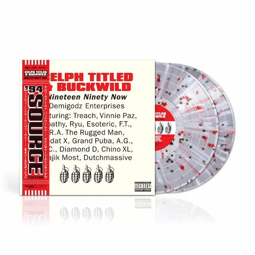 CELPH TITLED & BUCKWILD / NINETEEN NINETY NOW ('94 SOURCE EDITION) (2LP) (RED, BLACK, AND WHITE SPLATTER VINYL) / NINETEEN NINETY NOW ('94 SOURCE EDITION) (2LP) (RED, BLACK, AND WHITE SPLATTER VINYL) 