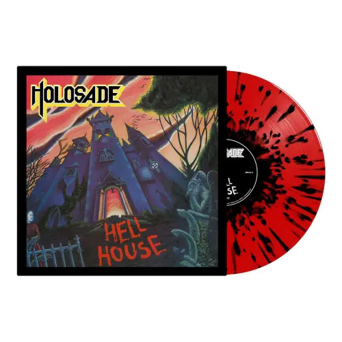 HOLOSADE / HELLHOUSE (RED BLACK MARBLED VINYL)