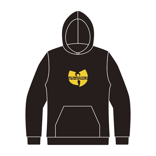 WU-TANG CLAN / ウータン・クラン / WORLD WIDE C.R.E.A.M. HOODIE(BLACK / L)