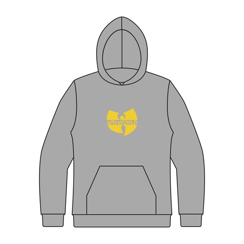 WU-TANG CLAN / ウータン・クラン / WORLD WIDE C.R.E.A.M. HOODIE(ASH GREY / XXL)