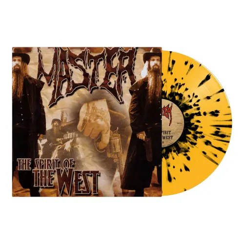 MASTER / THE SPIRIT OF THE WEST - ORANGE SUN BLACK SPLATTER LP