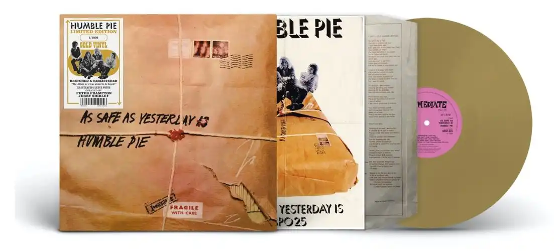 HUMBLE PIE / ハンブル・パイ / AS SAFE AS YESTERDAY IS (GOLD VINYL)