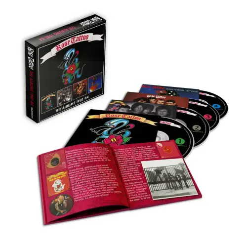 ROSE TATTOO / ローズ・タトゥ / THE ALBUMS 1981-84, 4CD BOX SET