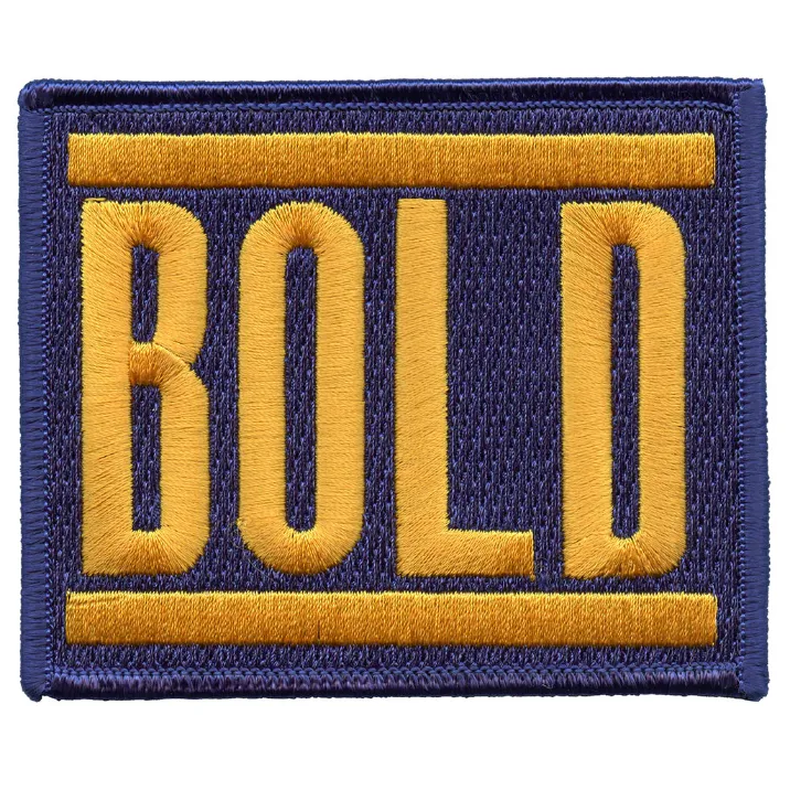 BOLD (PUNK) / ボールド / LOGO - EMBROIDERED PATCH