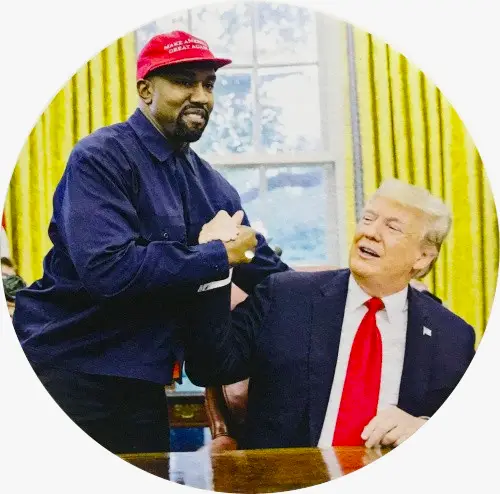 Kanye West & Donald Trump (aka Donye) / Together Again - Single Slipmat
