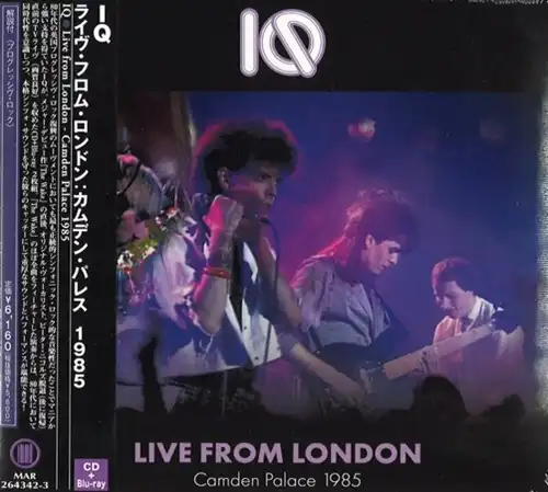 IQ (PROG: UK) / アイキュー / ライヴ･フロム･ロンドン：カムデン･パレス 1985（CD+Blu-ray） / LIVE FROM LONDON - CAMDEN PALACE 1985