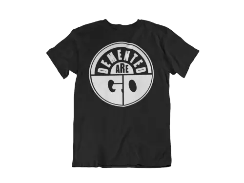 DEMENTED ARE GO / XL/WHITE LOGO T-SHIRT-MEN
