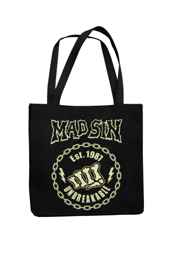 MAD SIN / MAD SIN UNBREAKABLE ROUND LOGO TOTEBAG
