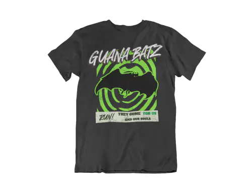 GUANA BATZ / グアナバッツ / L/RUN T-SHIRT BLACK-MEN