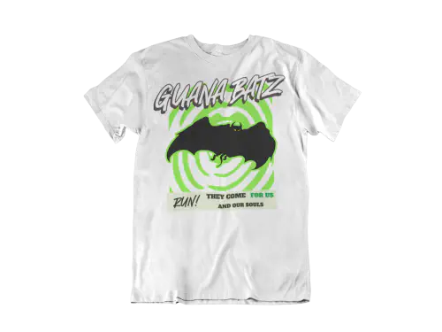 GUANA BATZ / グアナバッツ / M/RUN T-SHIRT WHITE-MEN