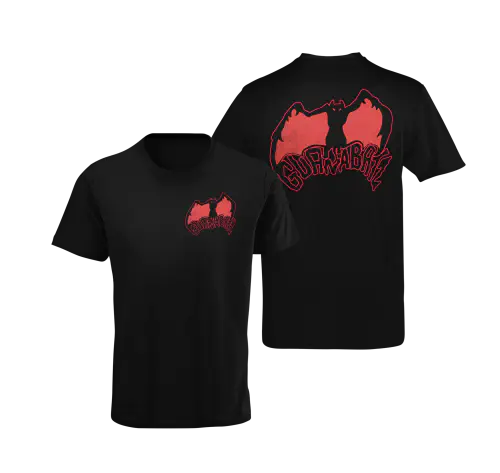 GUANA BATZ / グアナバッツ / XL/CLASSIC LOGO RED & BLACK T-SHIRT - MEN