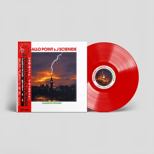 GIALLO POINT & J SCIENIDE / FLASHES IN THE DARK (LP) (RED VINYL)