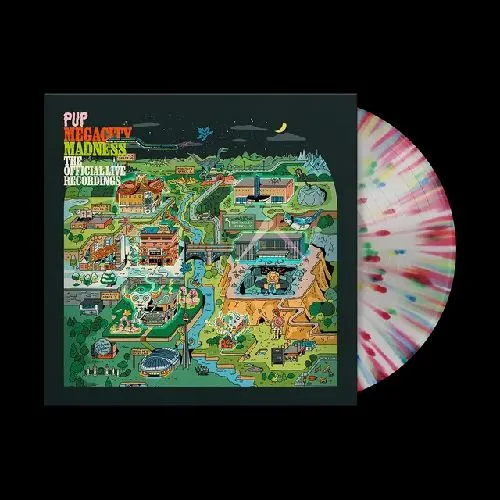 PUP / パップ / MEGACITY MADNESS (THE OFFICIAL LIVE RECORDINGS) (LP) (MULTICOLOR SPLATTER VINYL, INSERT)
