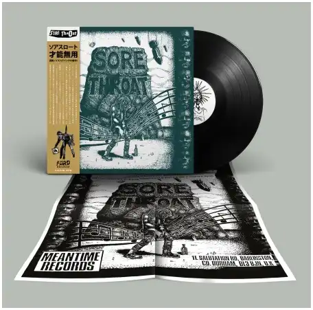 SORE THROAT / ソア・スロート / UNHINDERED BY TALENT (LP/SOLID BLACK VINYL)