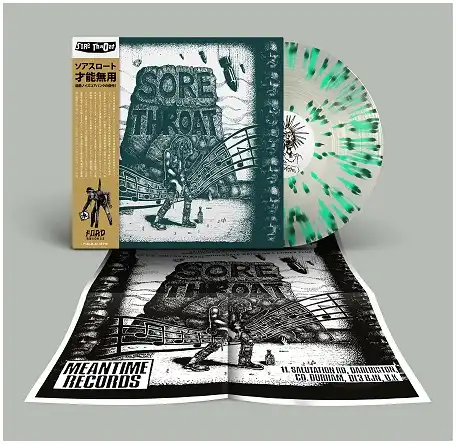 SORE THROAT / ソア・スロート / UNHINDERED BY TALENT (LP/DIEHARD SPLATTER VINYL)