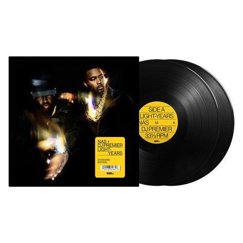 NAS & DJ PREMIER / LIGHT-YEARS (2LP) (STANDARD BLACK VINYL)