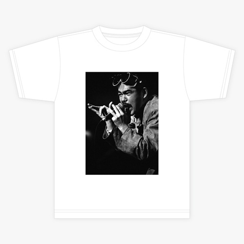 KENJI MATSUBARA / 松原研二 / じゃがたら Tシャツ 2026 #2 - 江戸アケミ 1989年11月23日(Lサイズ)