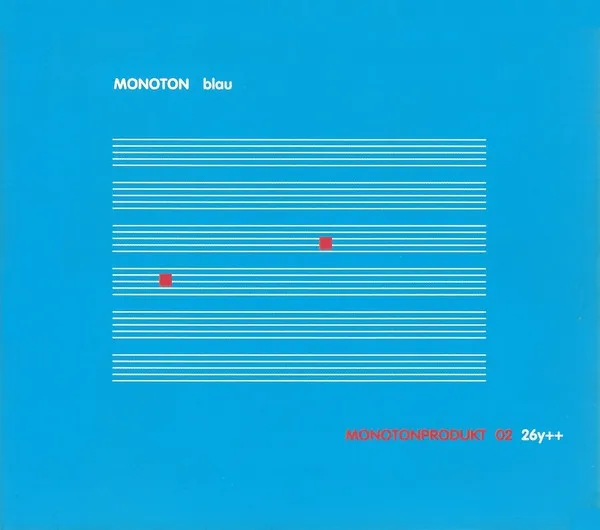 MONOTON / BLAU - MONOTONPRODUKT 02 26Y++