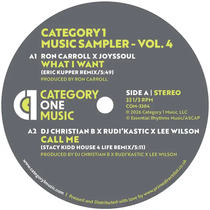 V.A. (CATEGORY 1) / CATEGORY 1 MUSIC SAMPLER - VOL. 4