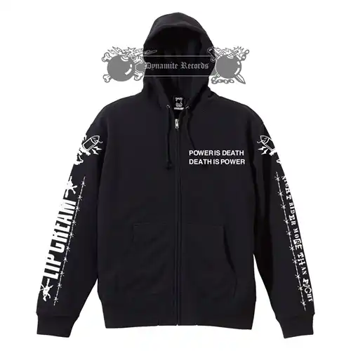 LIP CREAM / XL/NIGHT RIDER MORE THAN FIGHT ZIP UP HOODIE
