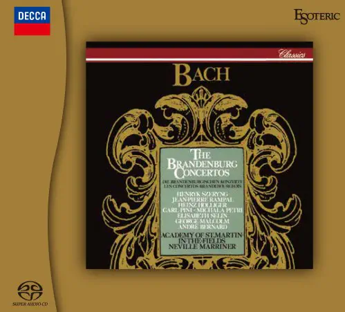 NEVILLE MARRINER / ネヴィル・マリナー / バッハ：ブランデンブルク協奏曲全集（SACD）