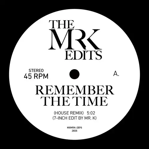 MR. K (DANNY KRIVIT) / ミスター・ケー / REMEMBER THE TIME/ANY TIME, ANY PLACE 7" 45s