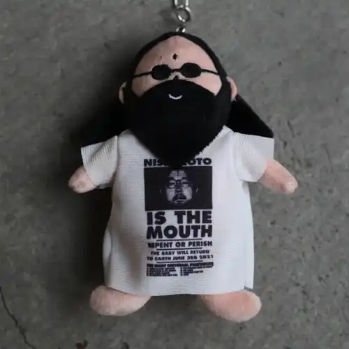 NISHIMOTO IS THE MOUTH / WHITE/Soft Toy Keyholder