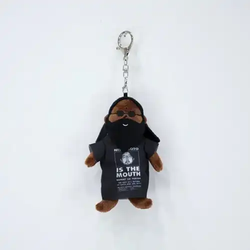 NISHIMOTO IS THE MOUTH / BLACK/Soft Toy Keyholder