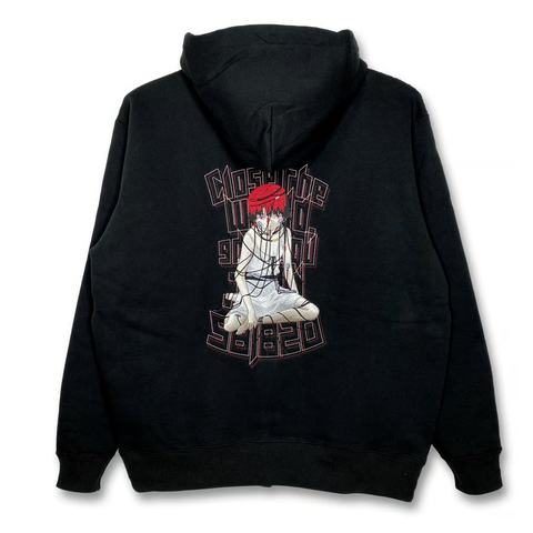 messa(JPN/APPAREL) / S / BLACK / Wited Maiden 刺繍ジップパーカー
