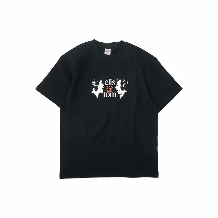 ELIS REGINA & ANTONIO CARLOS JOBIM / エリス・レジーナ&アントニオ・カルロス・ジョビン / エリス＆トムTシャツ黒M / ELIS&TOM T-Shirt Black M