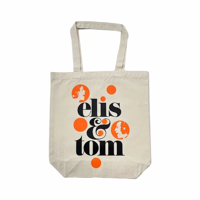 ELIS REGINA & ANTONIO CARLOS JOBIM / エリス・レジーナ&アントニオ・カルロス・ジョビン / エリス＆トム トート白 / ELIS&TOM Tote White