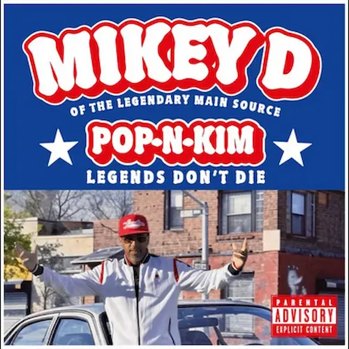 MIKEY D / POP-N-KIM (LEGENDS DON'T DIE) (LP) (RED VINYL)