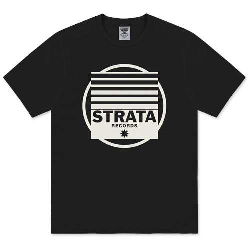 STRATA RECORDS / ストラタ・レコーズ / STRATA RECORDS T-shirt BLACK(L)