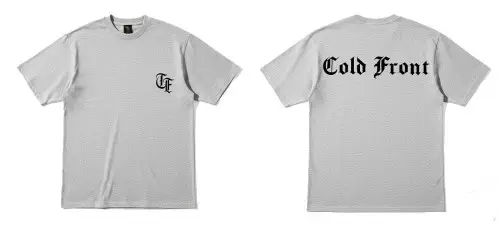 COLD FRONT (PUNK) / XL/COLD FRONT T-SHIRT(GREY)