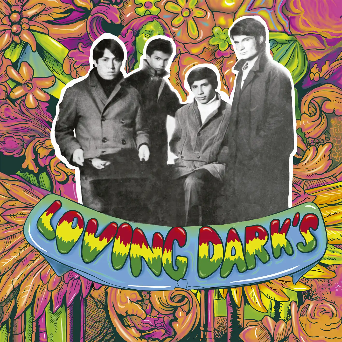 LOVING DARKS (BOLIVIA/60s GARAGE) / LOS AMANTES OSCUROS (LP)