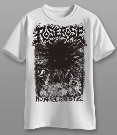 ROSEROSE / ローズローズ / XL/WHT/"NO ANNIHILATION OF TIME"北京公演GIG T-SHIRT