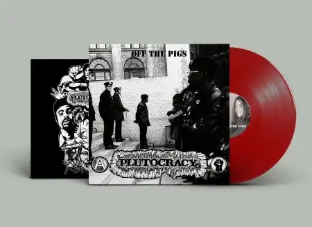 PLUTOCRACY / OFF THE PIGS (LP/BLOOD RED VINYL)