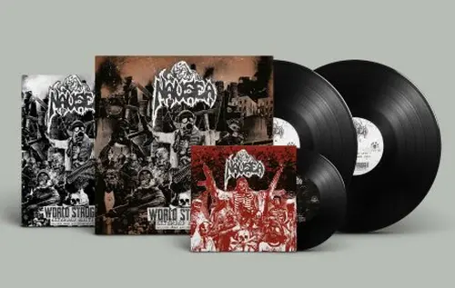 NAUSEA (METAL) / WORLD STRUGGLE EXTENDED EDITION (COMPLETE DEMOS AND REHEARSALS 1987-1992) GATEFOLD DOUBLE LP+7) SOLID BLACK VINYL